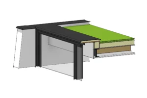 detail 3D ranke dakrand